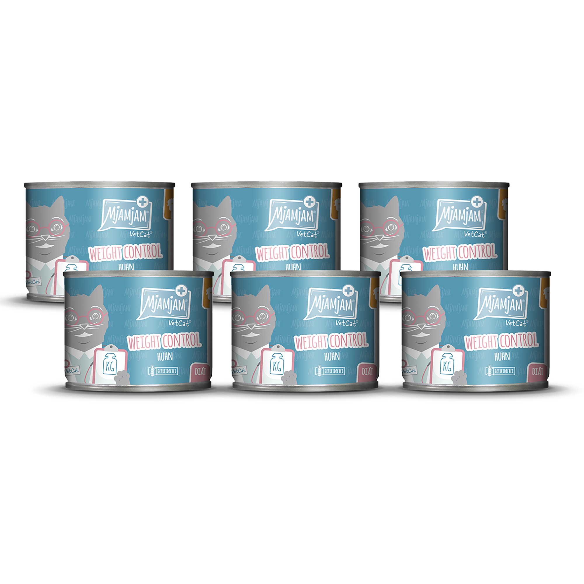 MjAMjAM VetCat - Diät - Weight Control - Huhn 6 x 200g