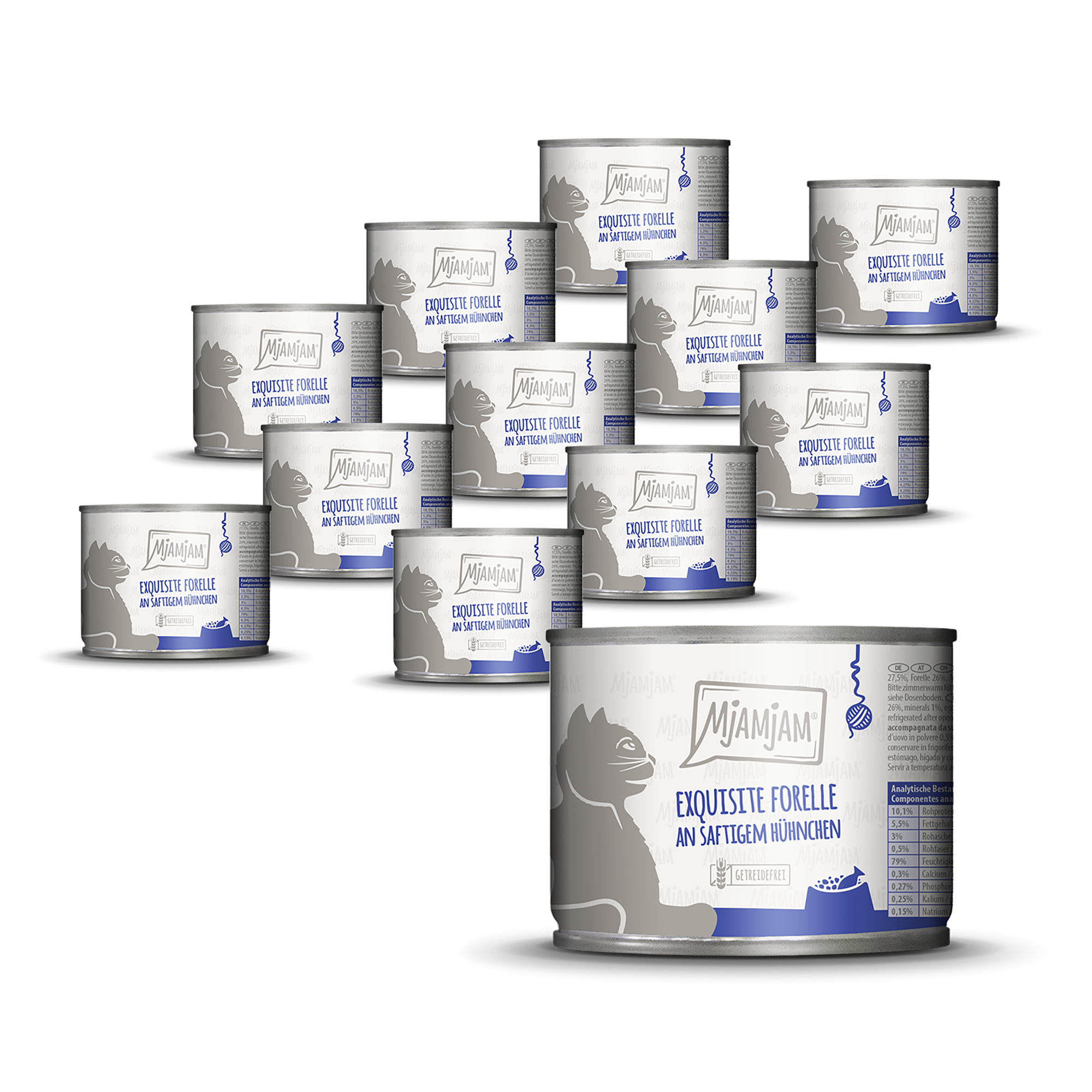 MjAMjAM - exquisite Forelle an saftigem Hühnchen 12 x 200g
