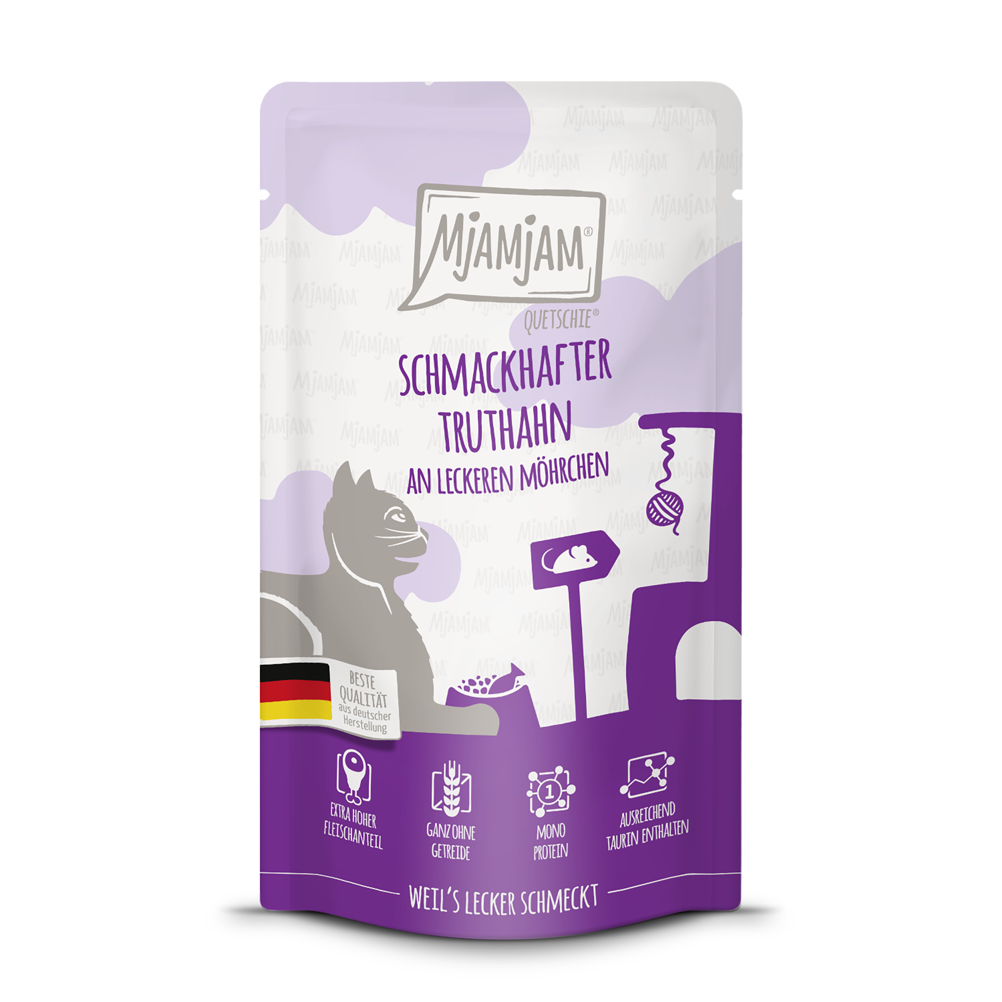 MjAMjAM - Quetschie schmackhafter Truthahn an leckeren Möhrchen 125 g