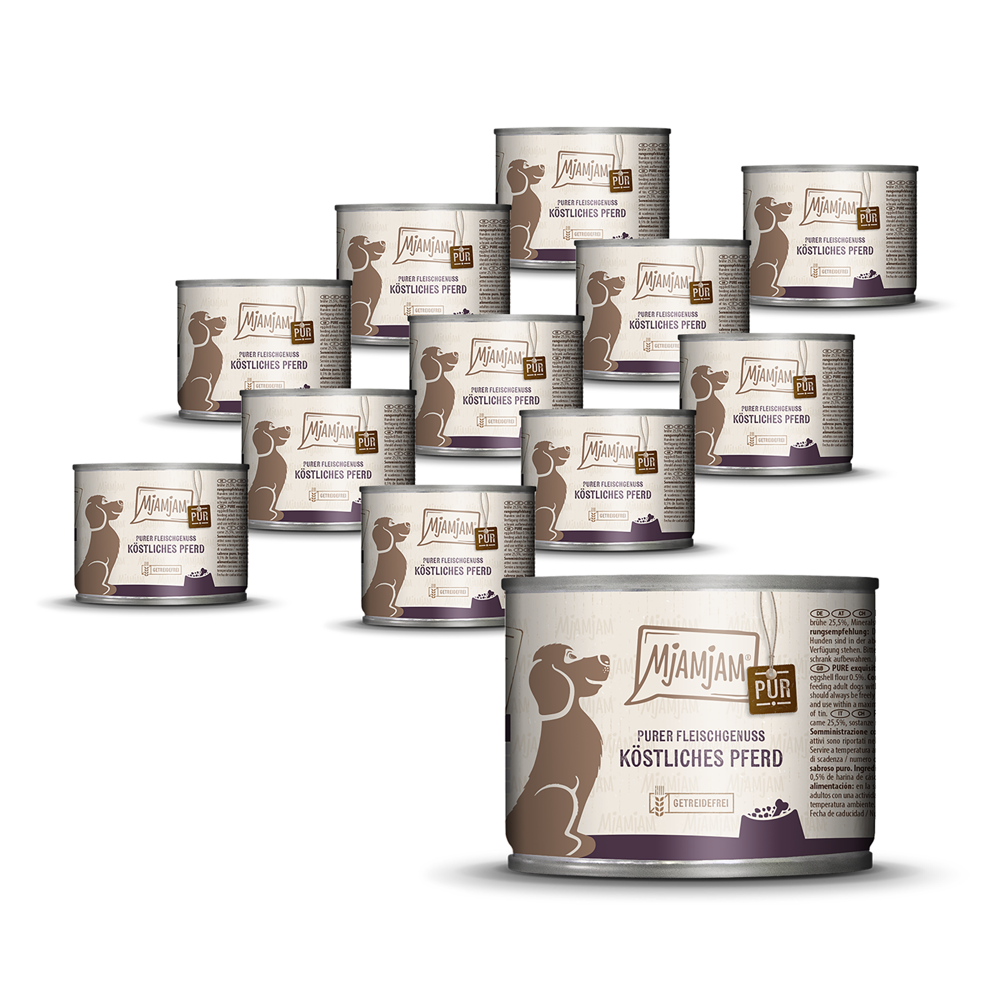 MjAMjAM - purer Fleischgenuss - köstliches Pferd pur 12 x 200 g