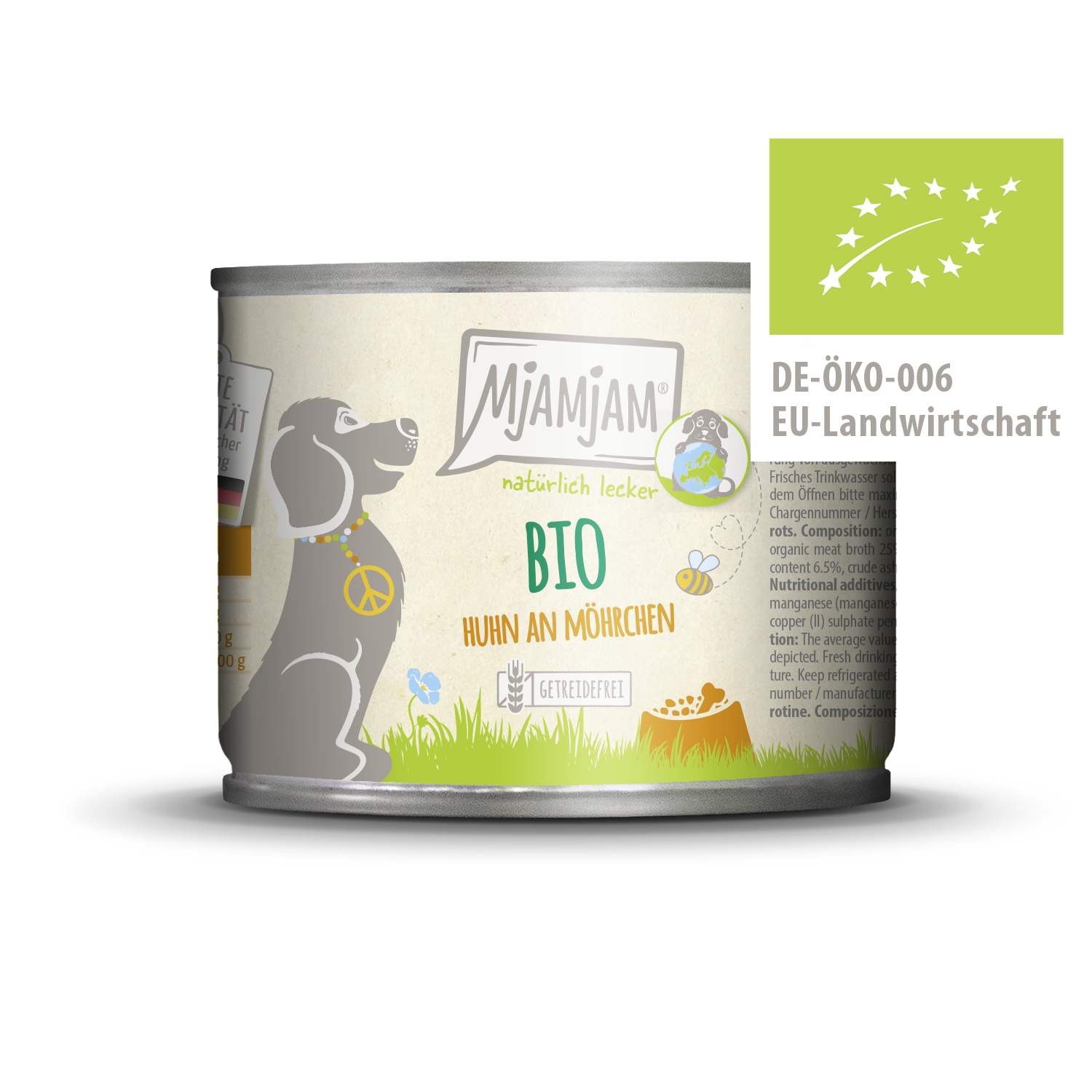 Natürlich lecker - BIO Huhn an Möhrchen 200g