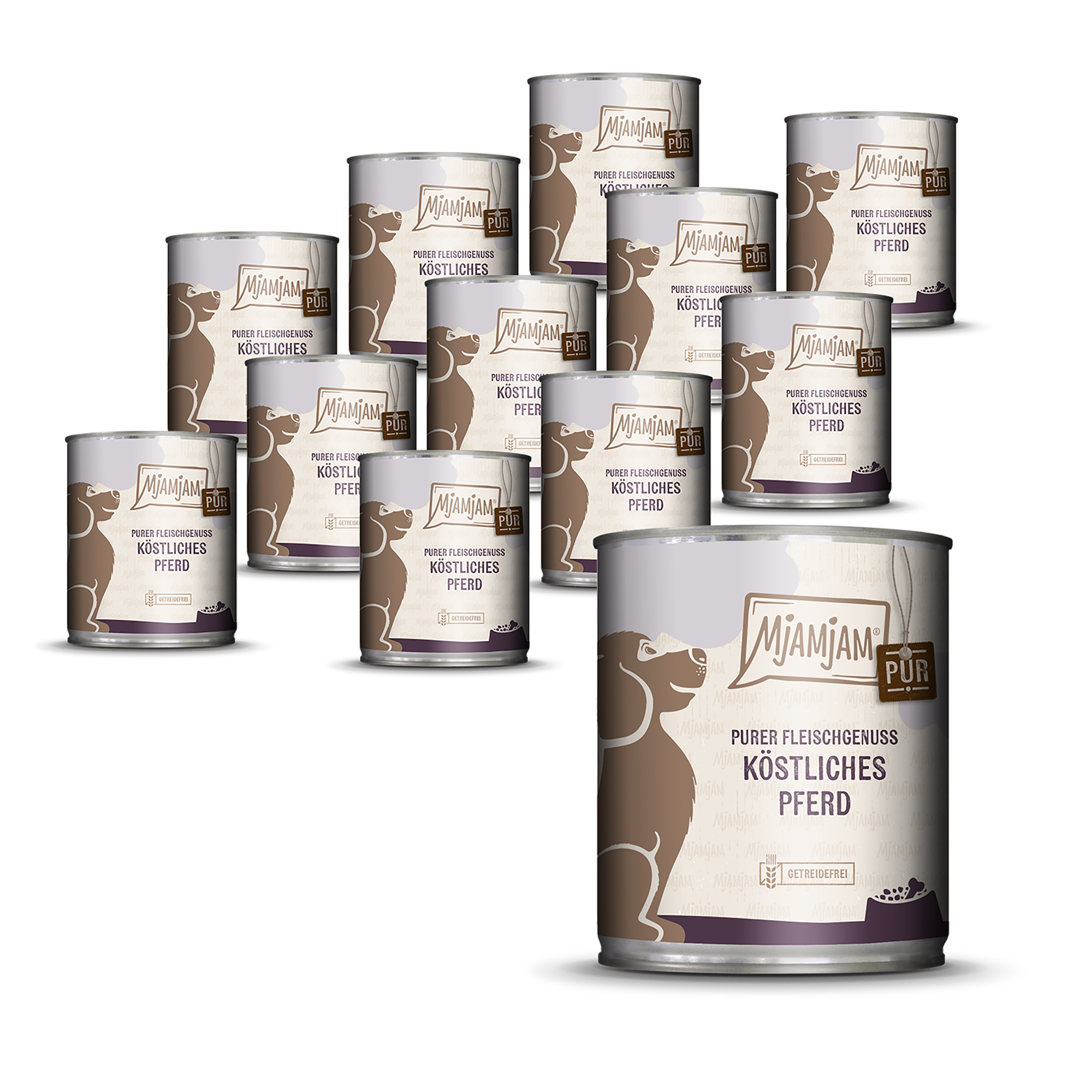 MjAMjAM - purer Fleischgenuss - köstliches Pferd pur 12 x 800 g
