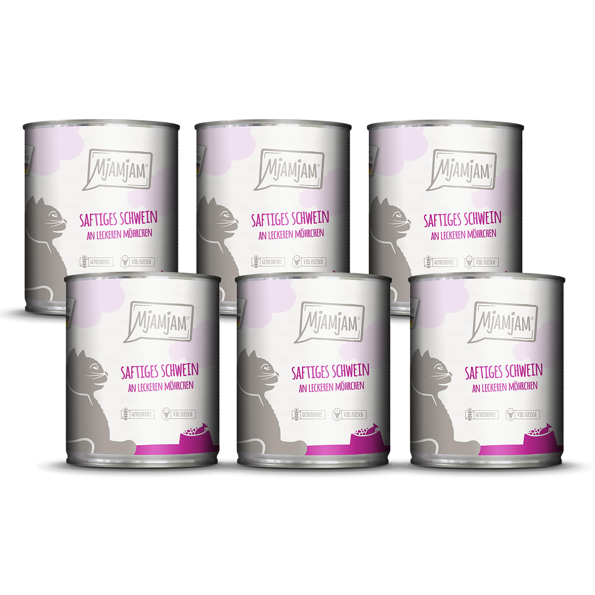 MjAMjAM - saftiges Schwein an leckeren Möhrchen 6 x 800g