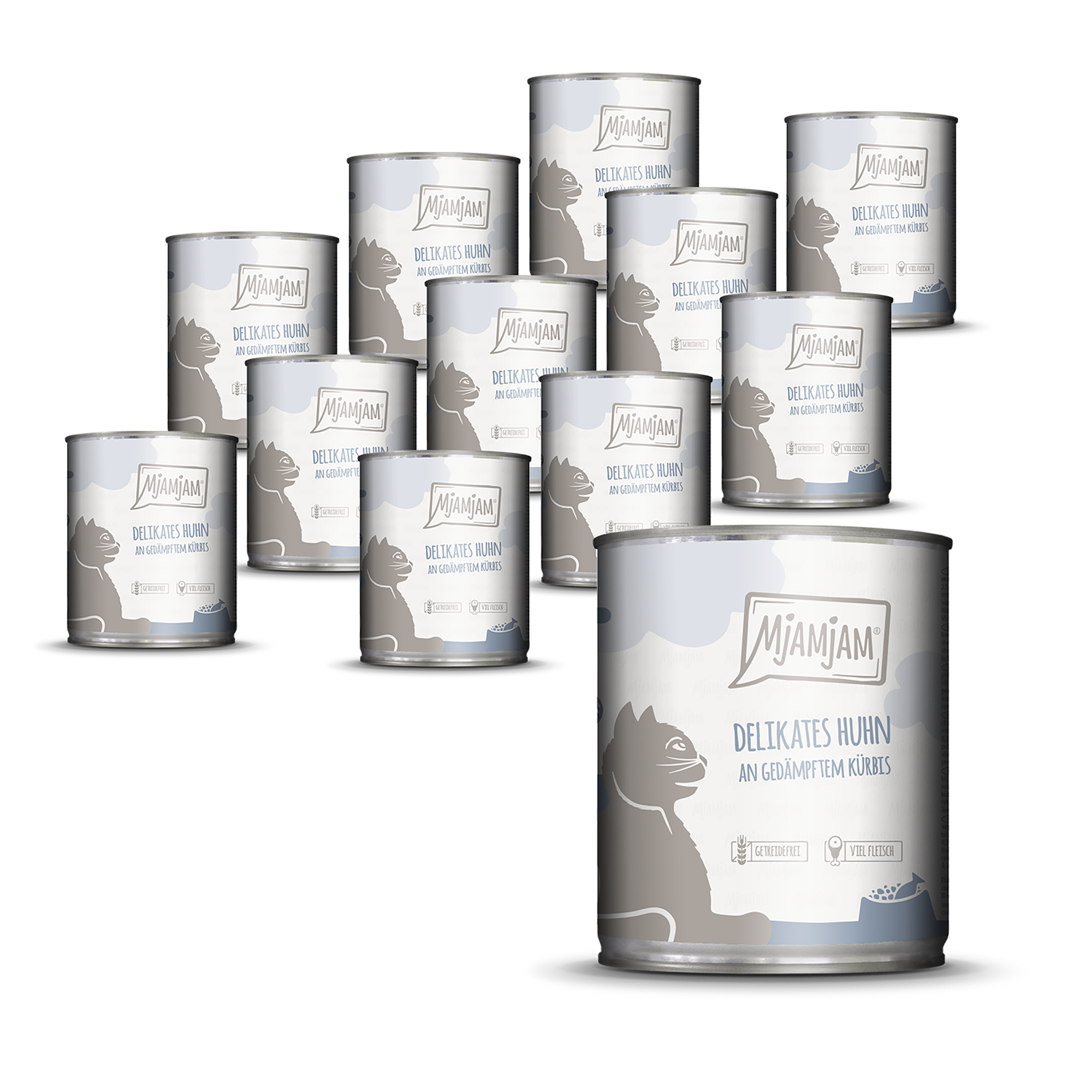 MjAMjAM - delikates Huhn an gedämpftem Kürbis 12 x 800 g