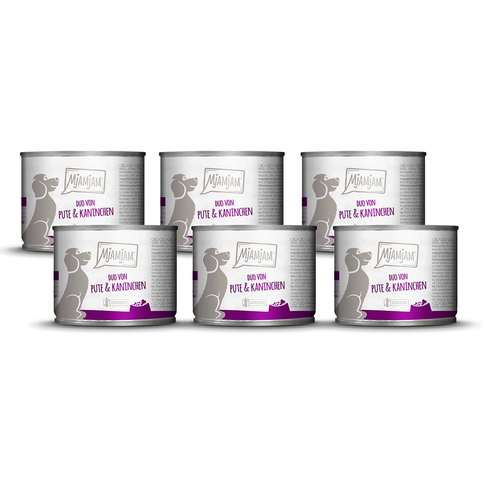 MjAMjAM - DUO von guter Pute & Kaninchen 6 x 200g