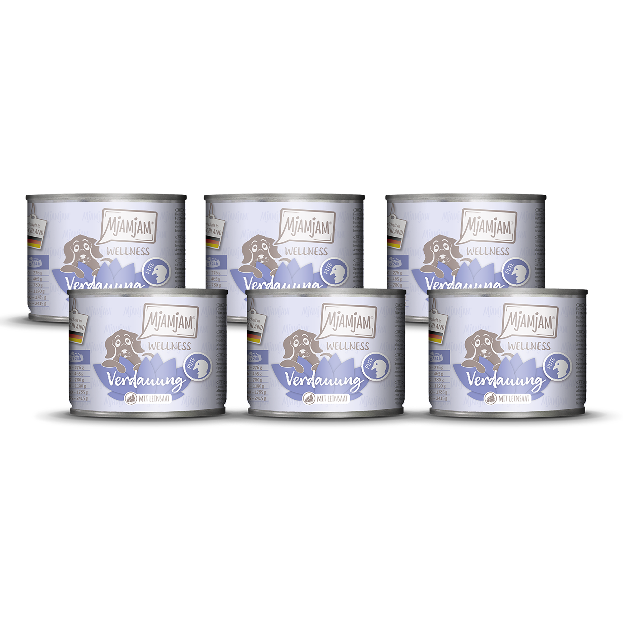 MjAMjAM - Wellness - Verdauung - Pute 6 x 200g