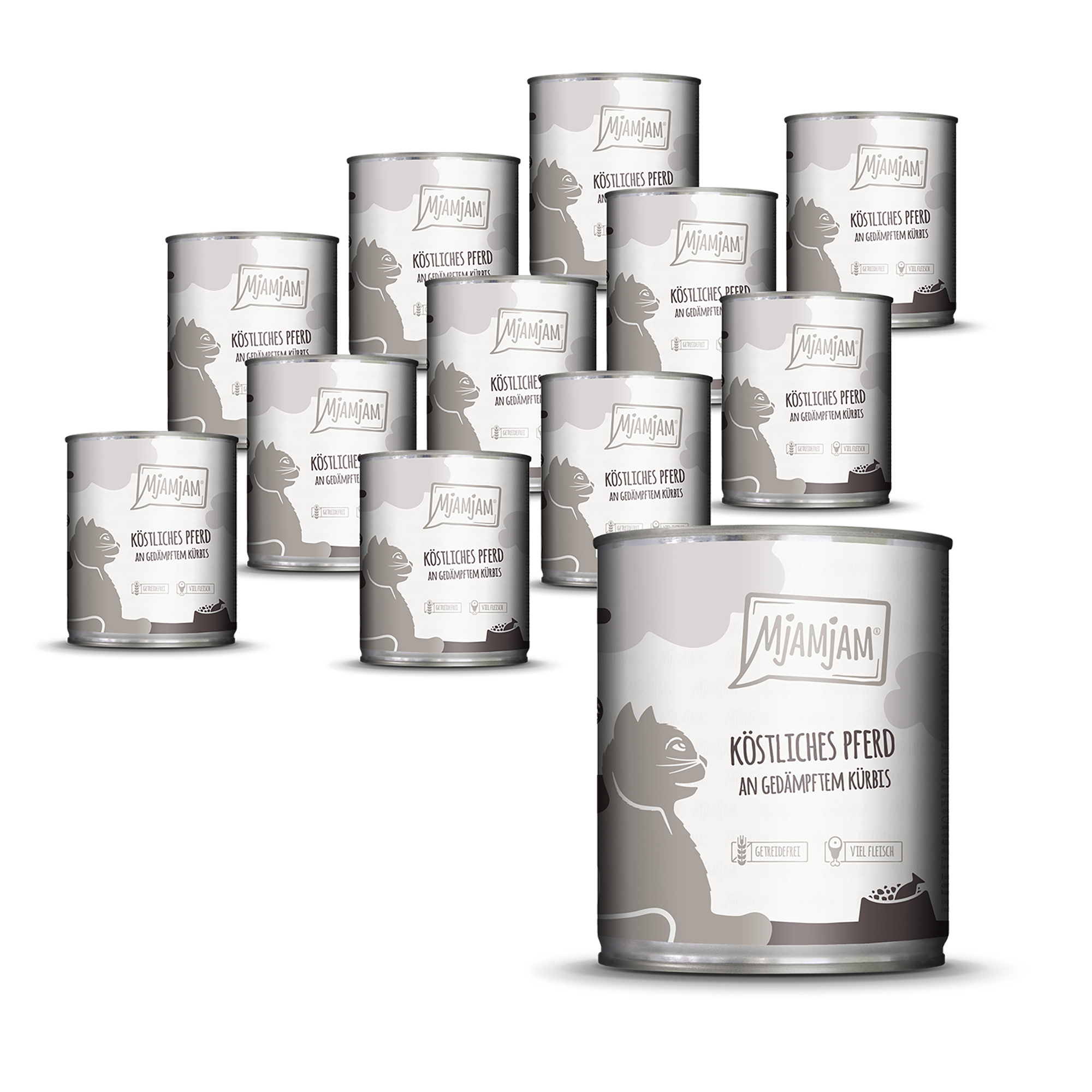 MjAMjAM - köstliches Pferd an gedämpftem Kürbis 12 x 800 g