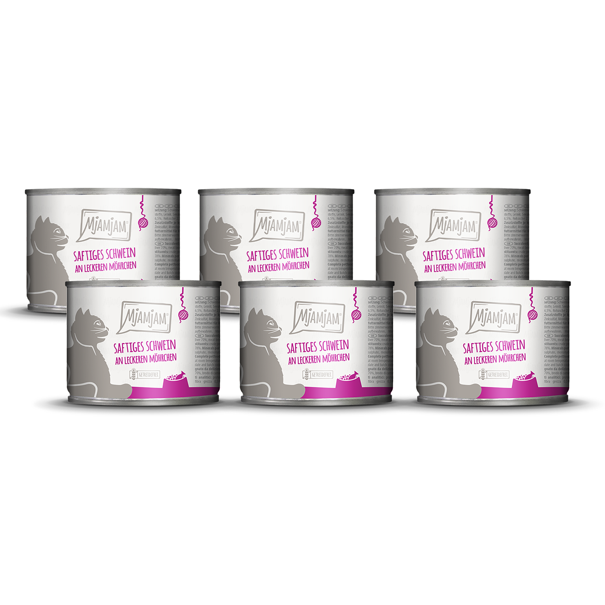 MjAMjAM - saftiges Schwein an leckeren Möhrchen  6 x 200g