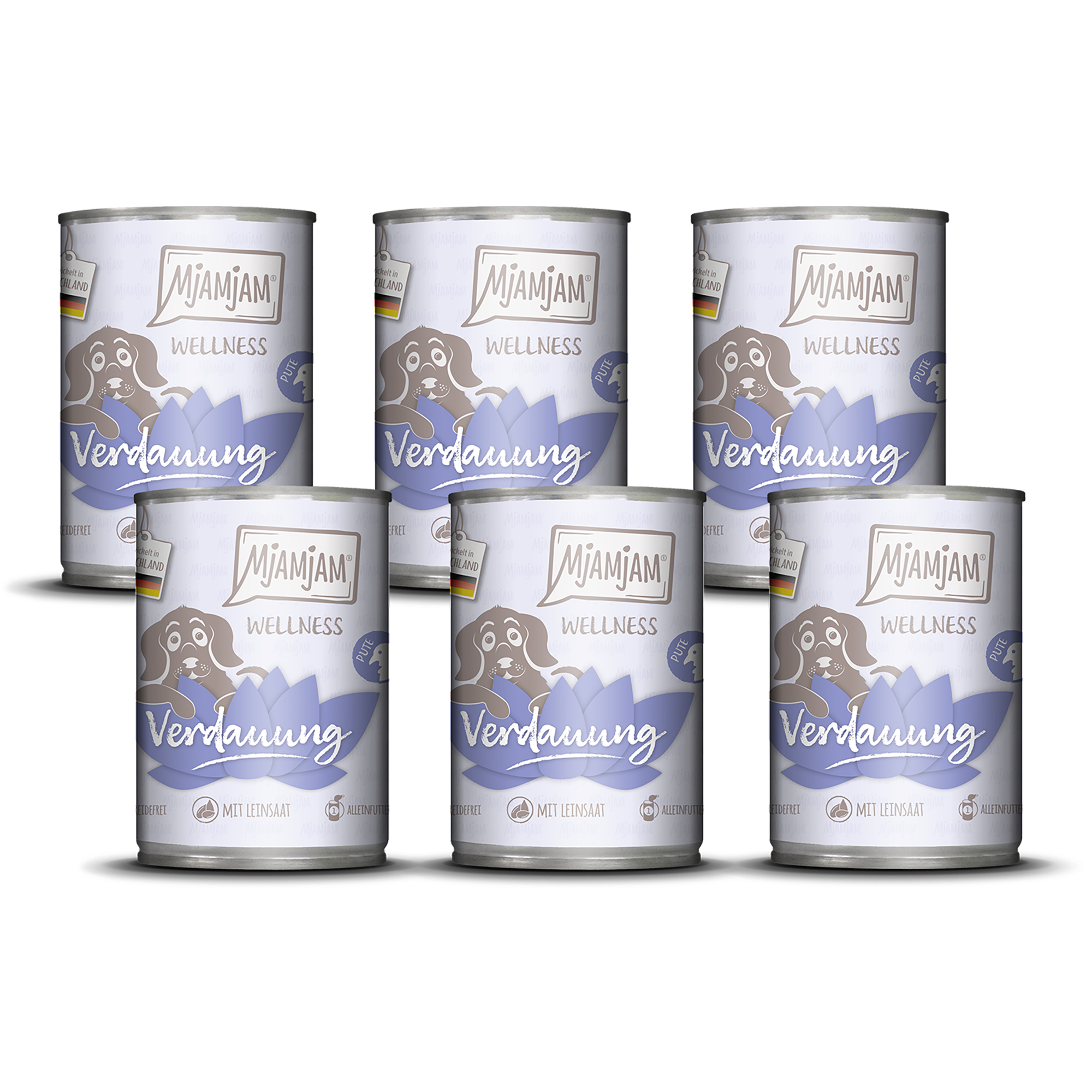 MjAMjAM - Wellness - Verdauung - Pute 6 x 400g