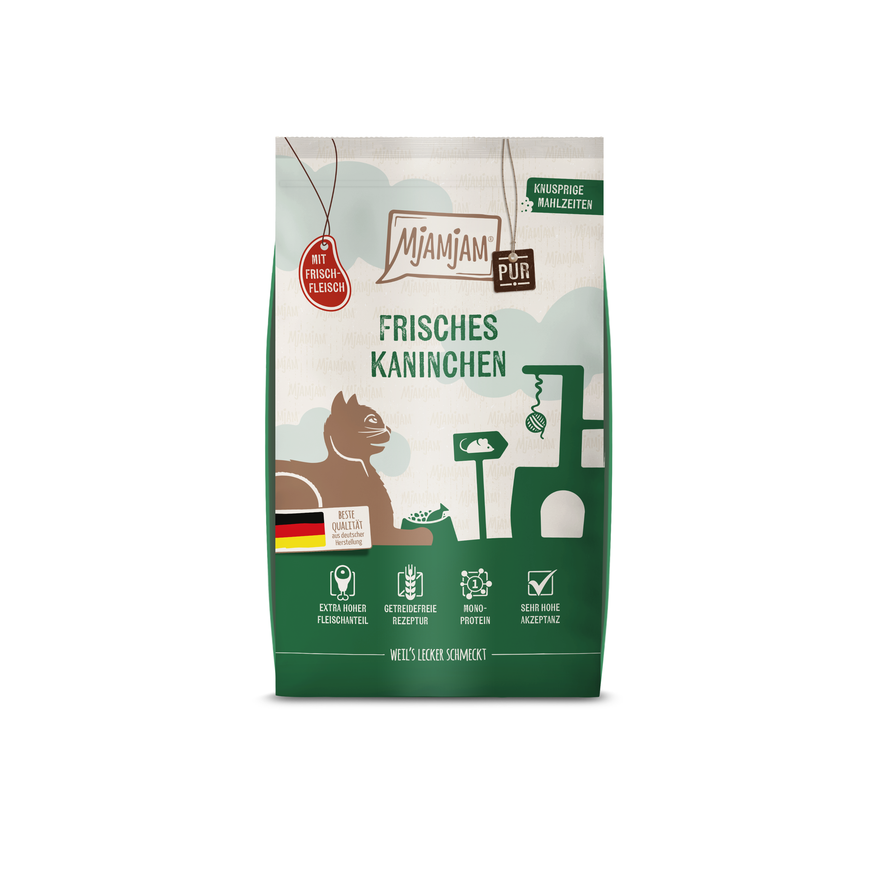 MjAMjAM - Knusprige Mahlzeiten Pur - Frisches Kaninchen 1,5kg