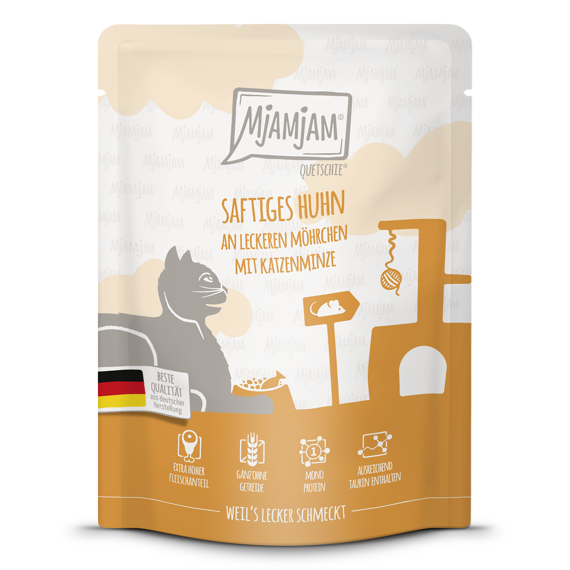 MjAMjAM - Quetschie - saftiges Huhn an leckeren Möhrchen 300g