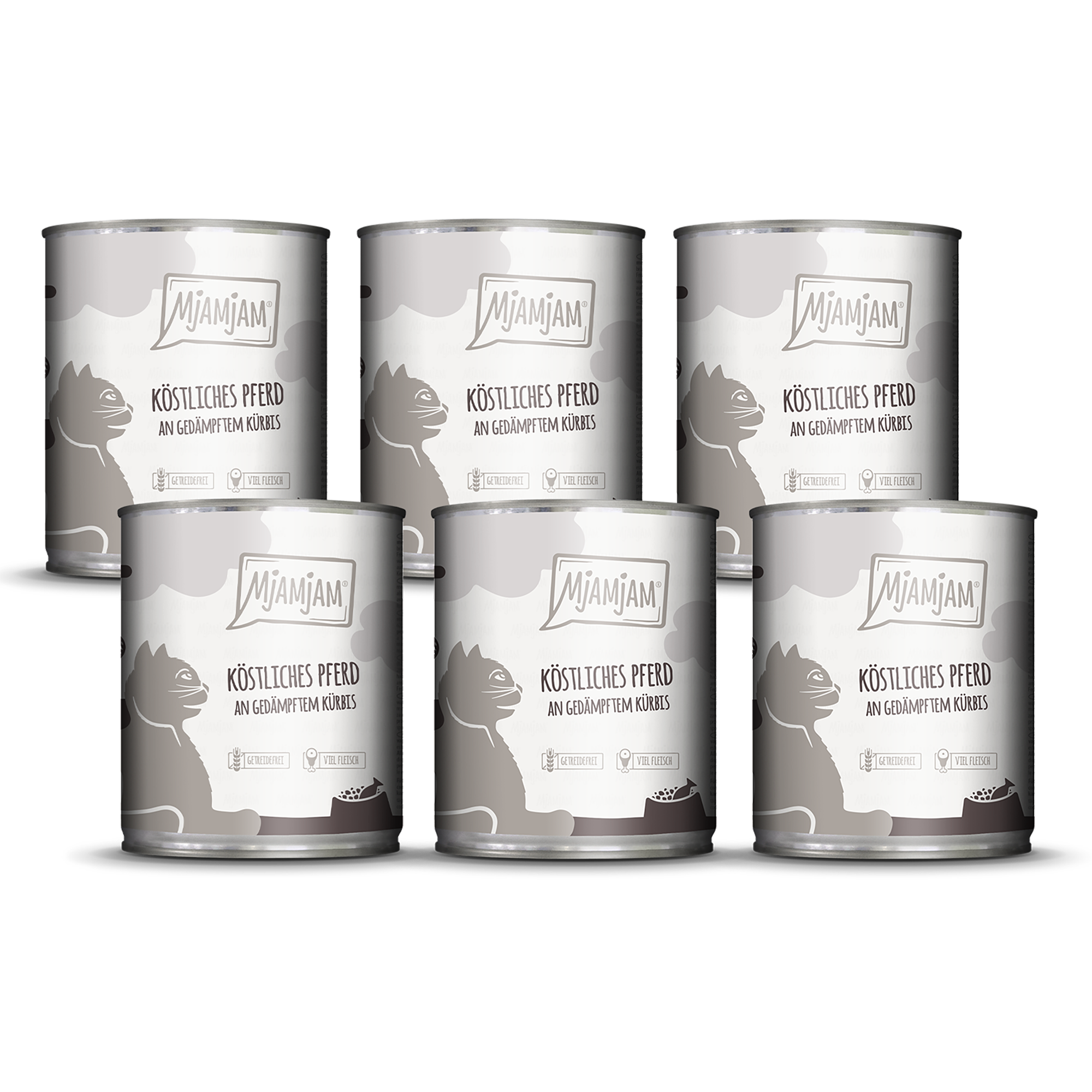 MjAMjAM - köstliches Pferd an gedämpftem Kürbis 6 x 800 g