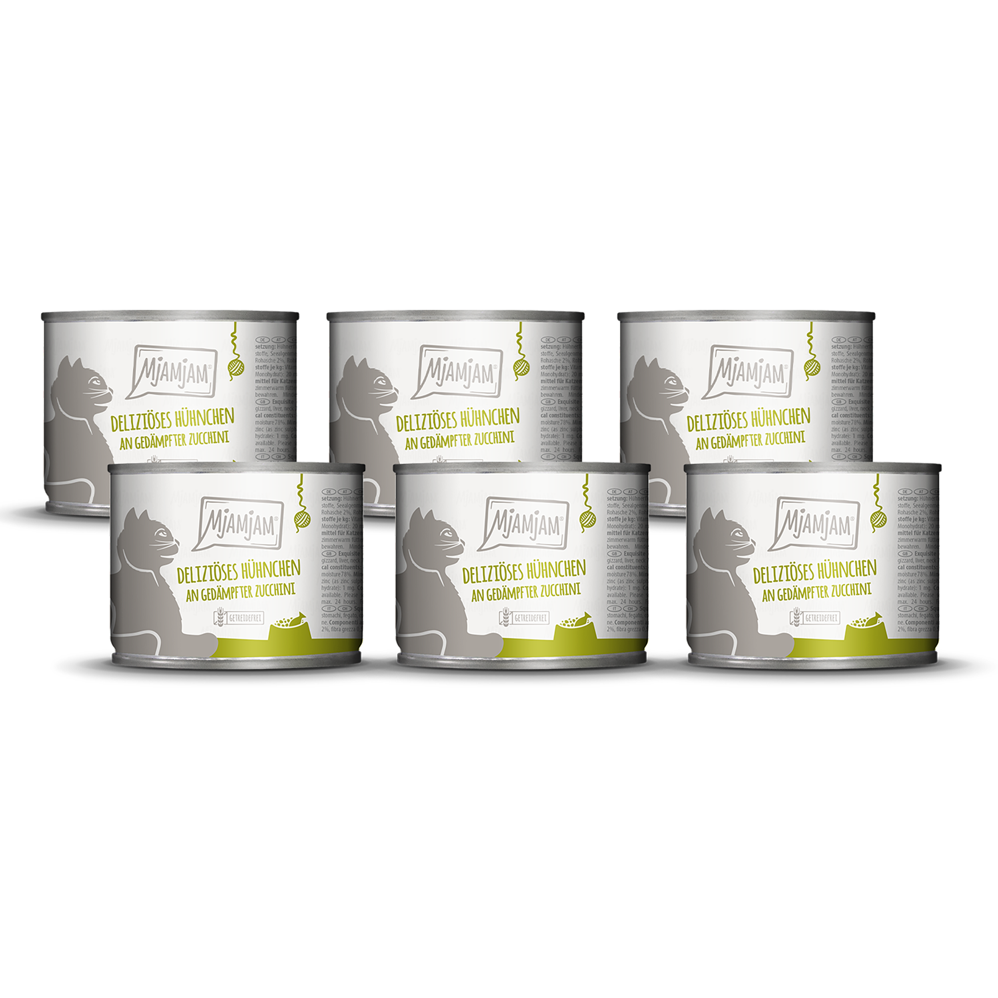 MjAMjAM – deliziöses Hühnchen an gedämpfter Zucchini 6 x 200g