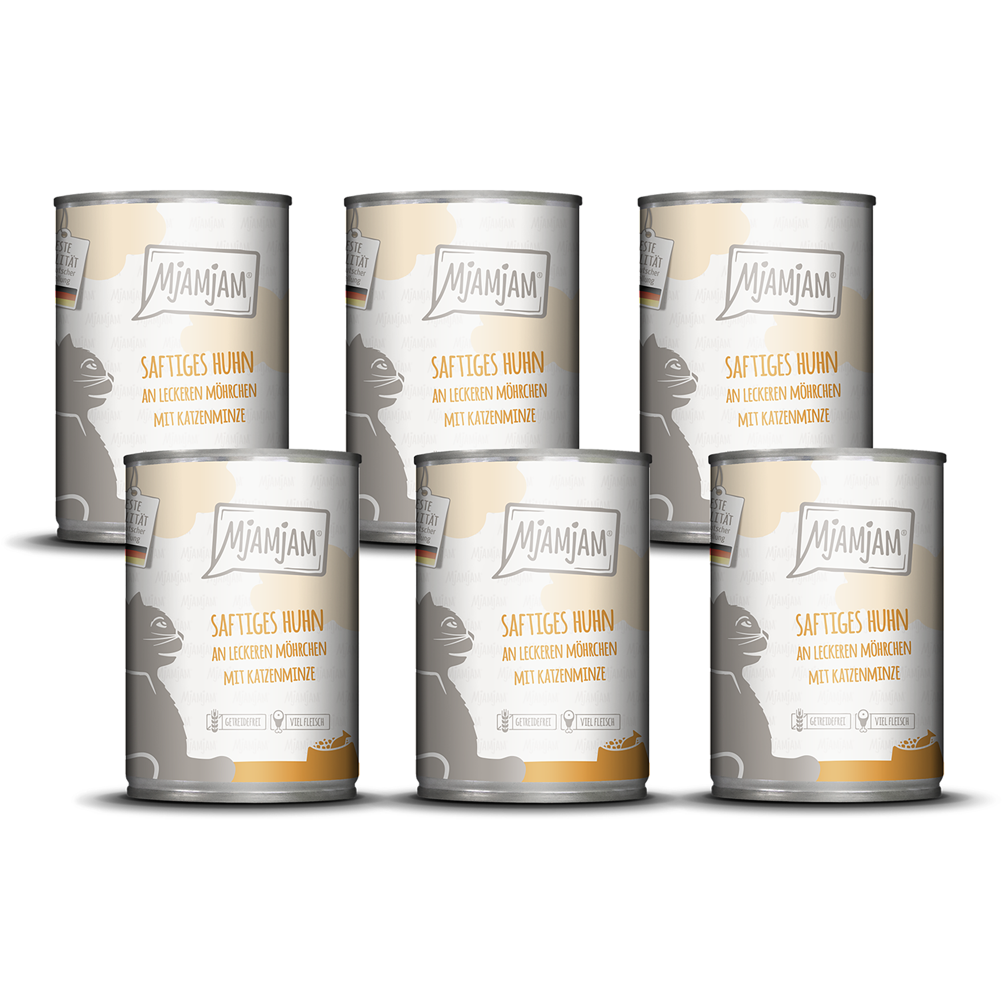 MjAMjAM - saftiges Huhn an leckeren Möhrchen 6 x 400 g
