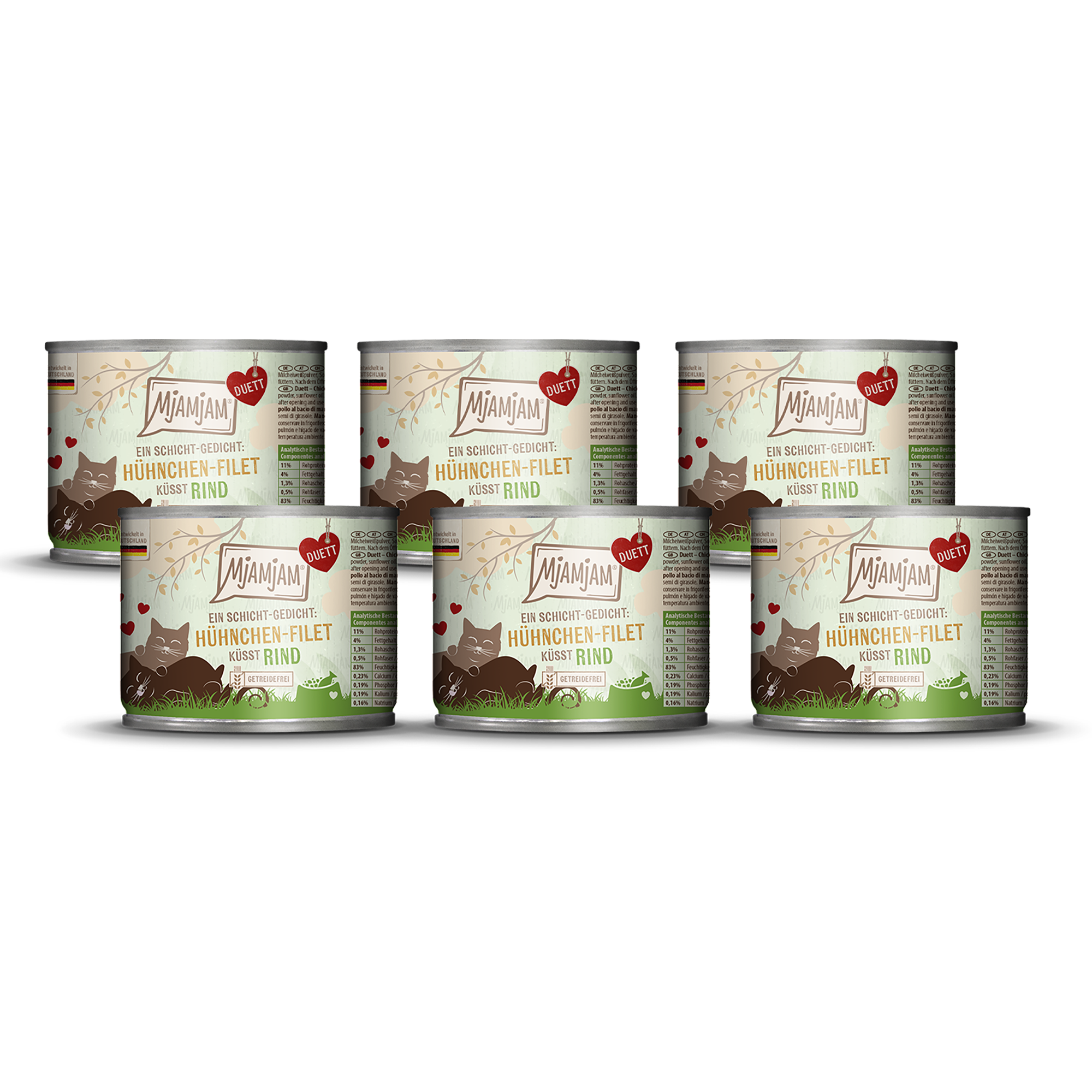 MjAMjAM - Duett - Hühnchen-Filet küsst Rind 6 x 190g