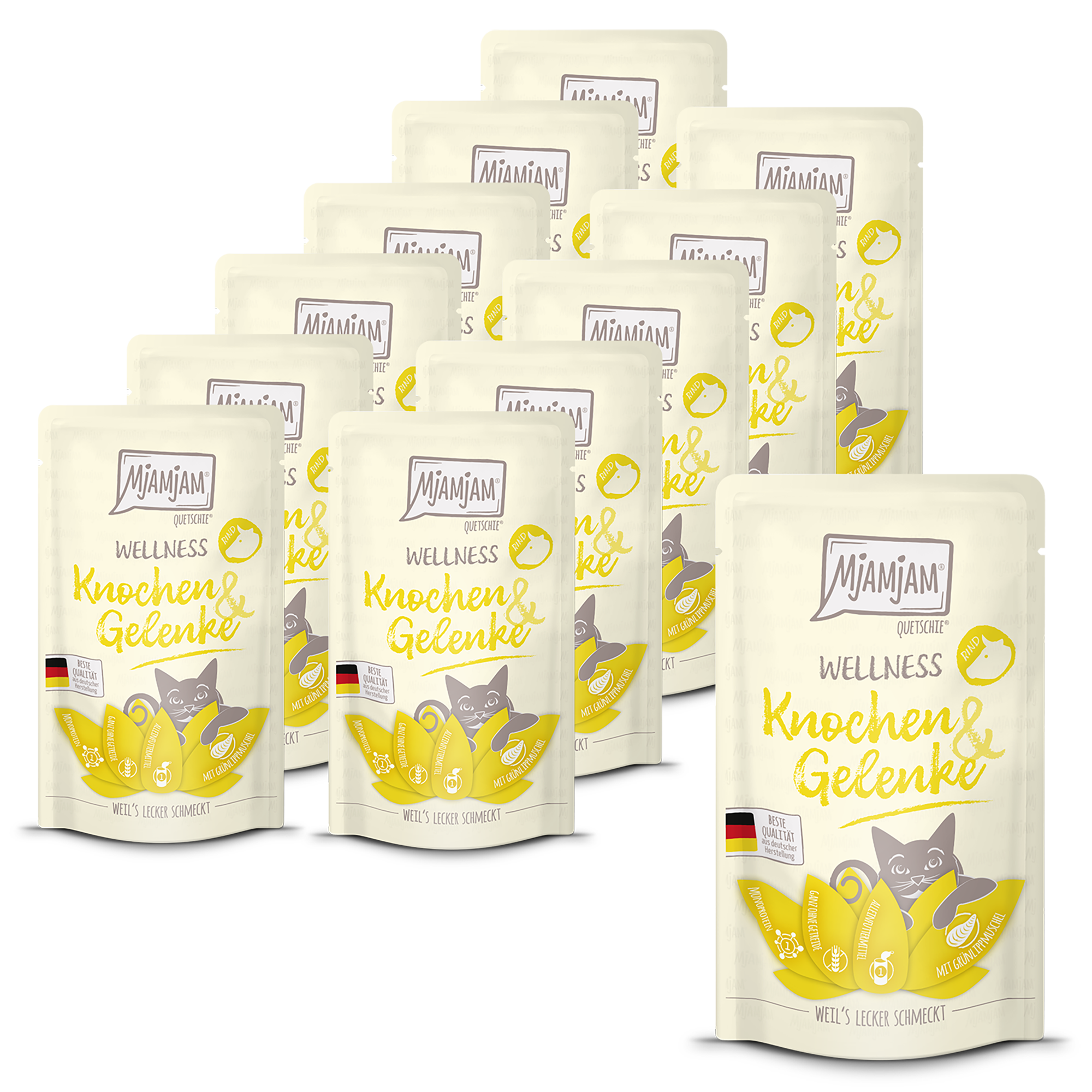 MjAMjAM - Wellness - Knochen & Gelenke - Rind 12 x 125g