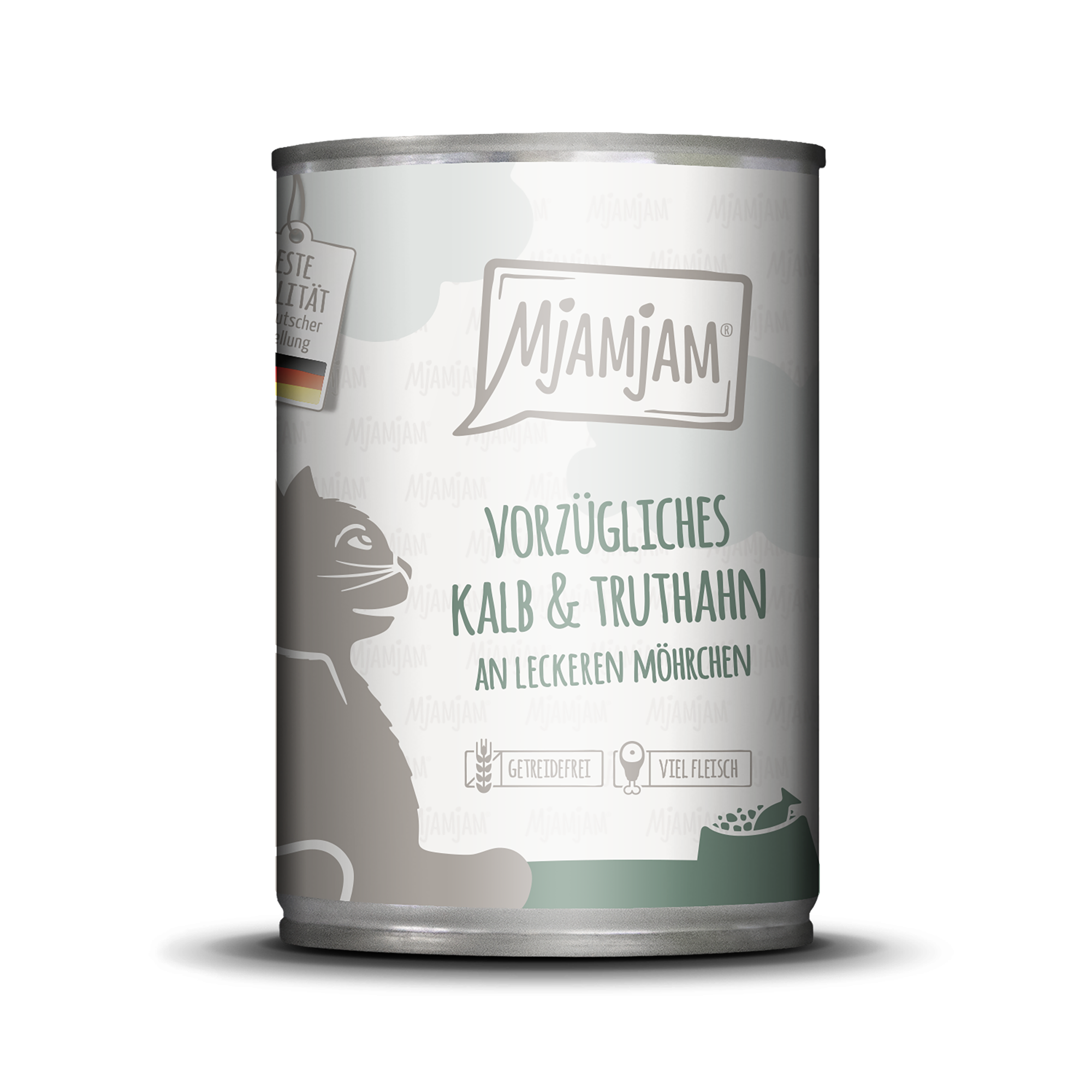 MjAMjAM - vorzügliches Kalb und leckerer Truthahn an feinen Möhrchen 400 g
