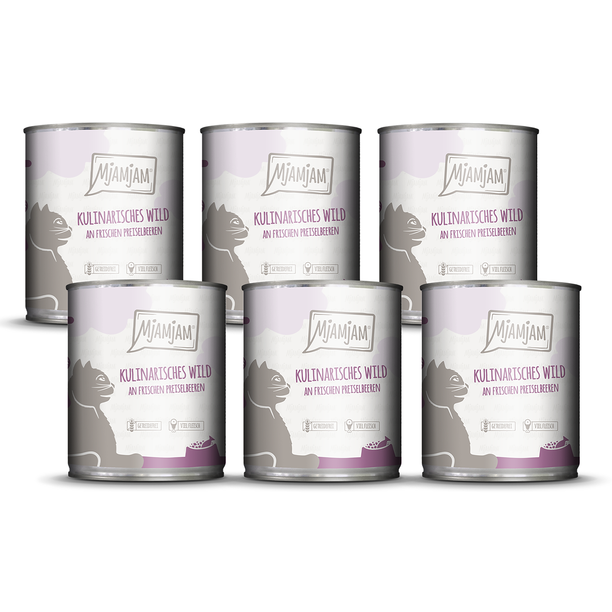 MjAMjAM - kulinarisches Wild an frischen Preiselbeeren 6 x 800g