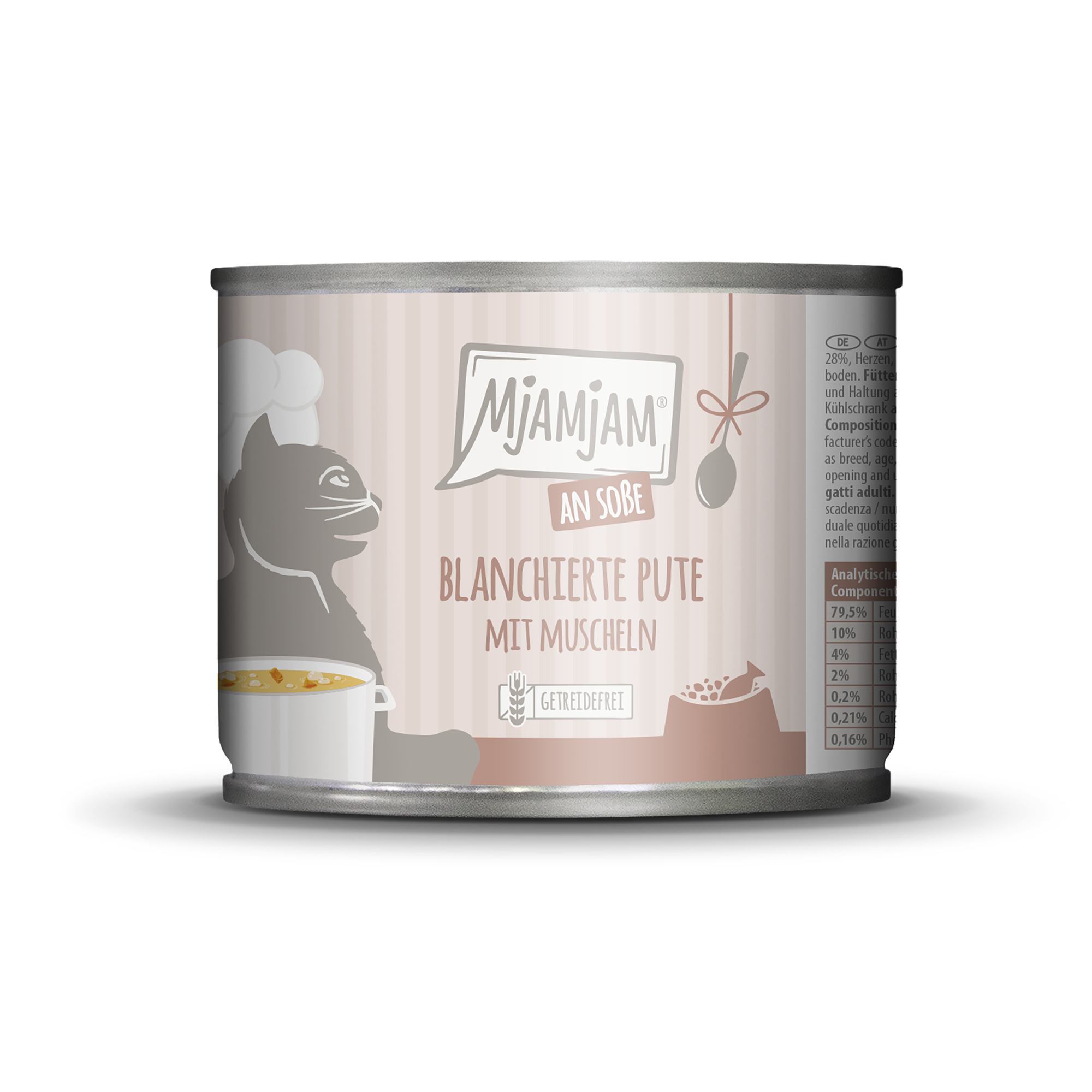 MjAMjAM – blanchierte Pute mit Muscheln an Soße 185g