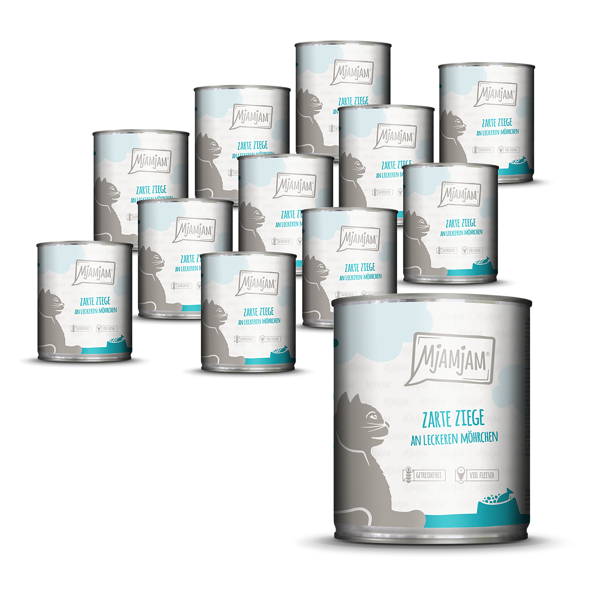 MjAMjAM - zarte Ziege an leckeren Möhrchen 12 x 800 g