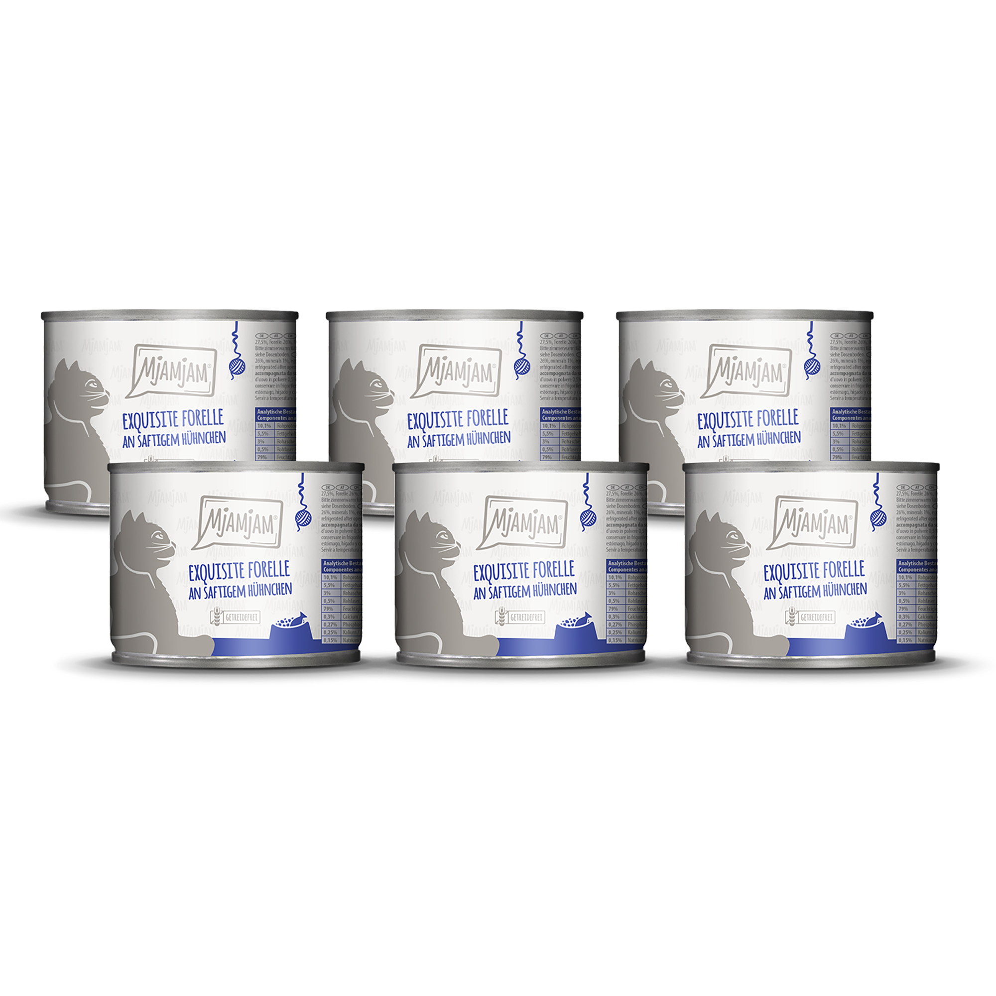 MjAMjAM - exquisite Forelle an saftigem Hühnchen 6 x 200g