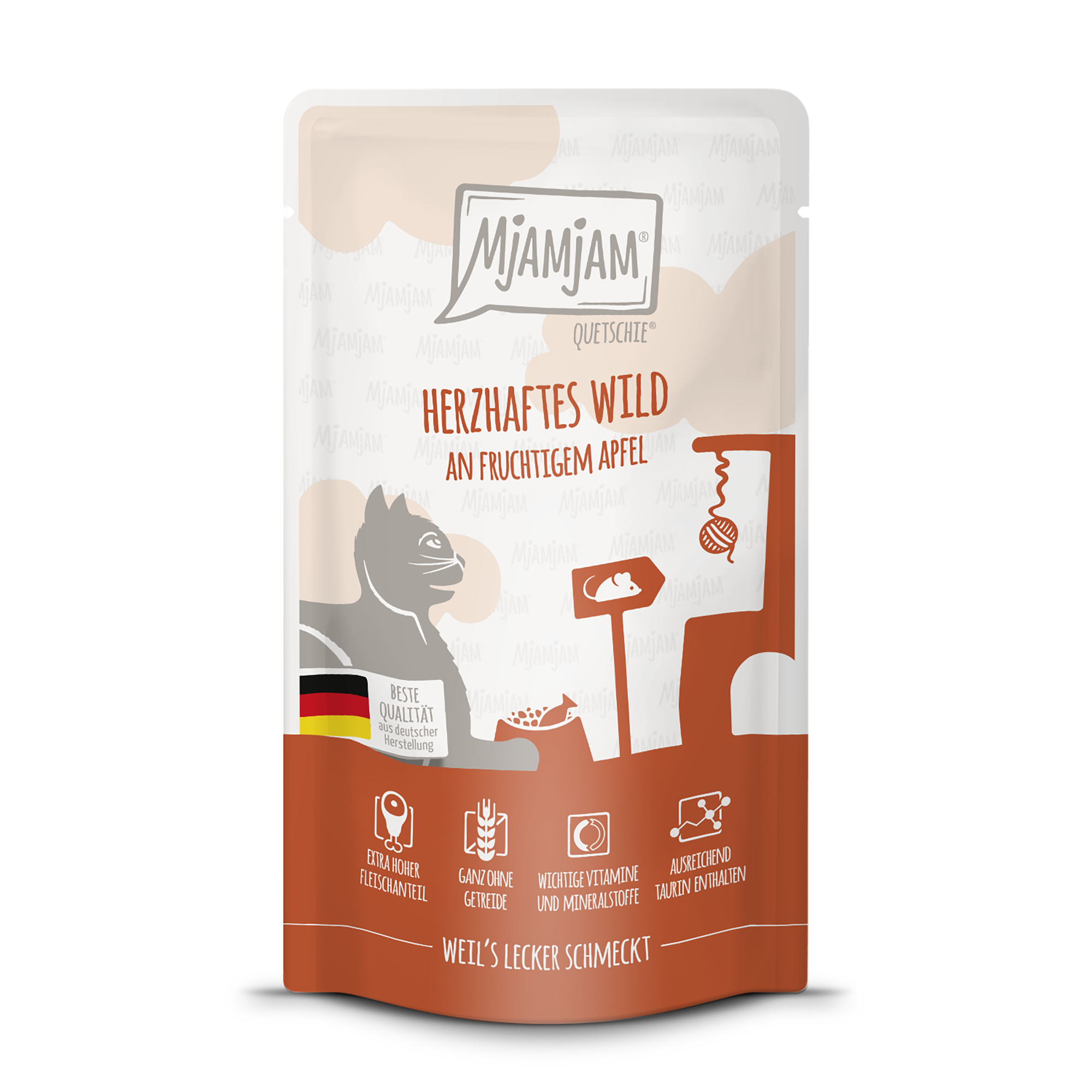 MjAMjAM - Quetschie - herzhaftes Wild an fruchtigem Apfel 125g
