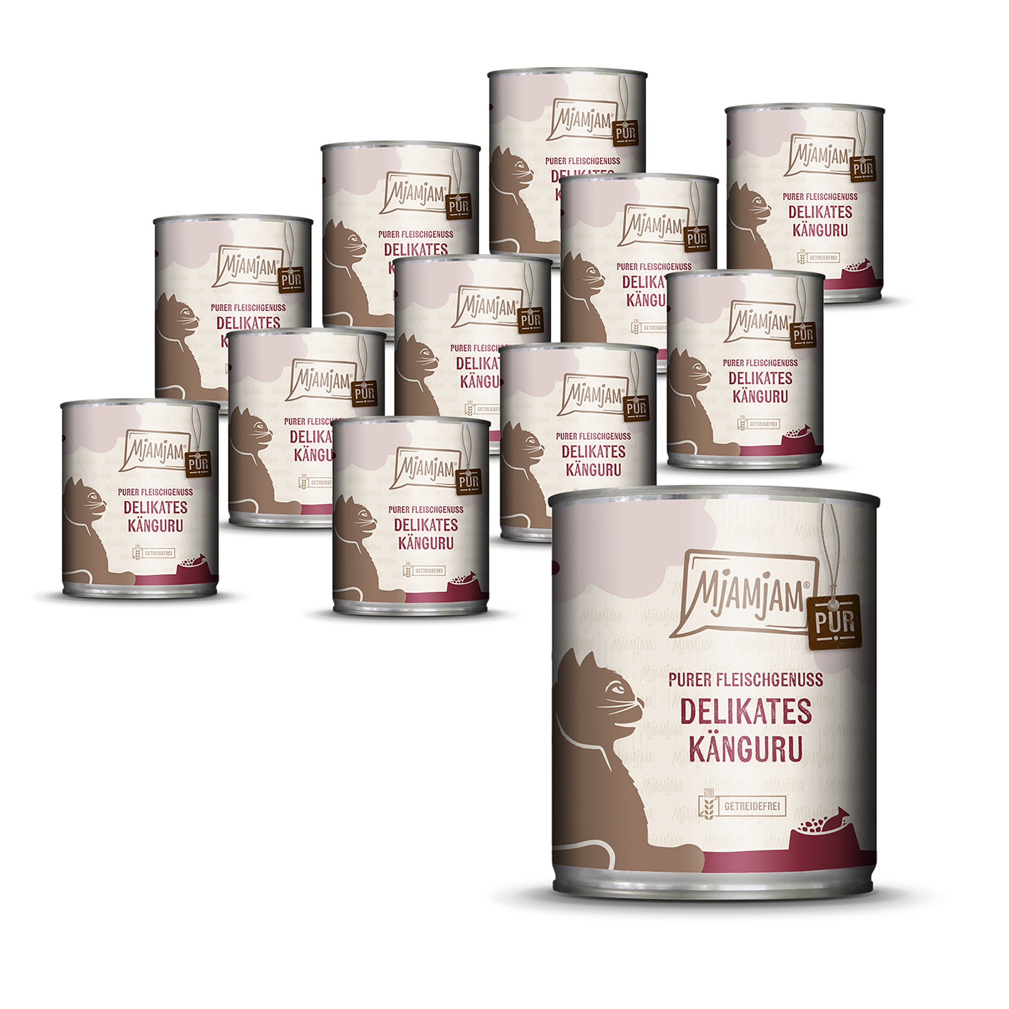 MjAMjAM - Purer Fleischgenuss - delikates Känguru pur 12 x 800 g