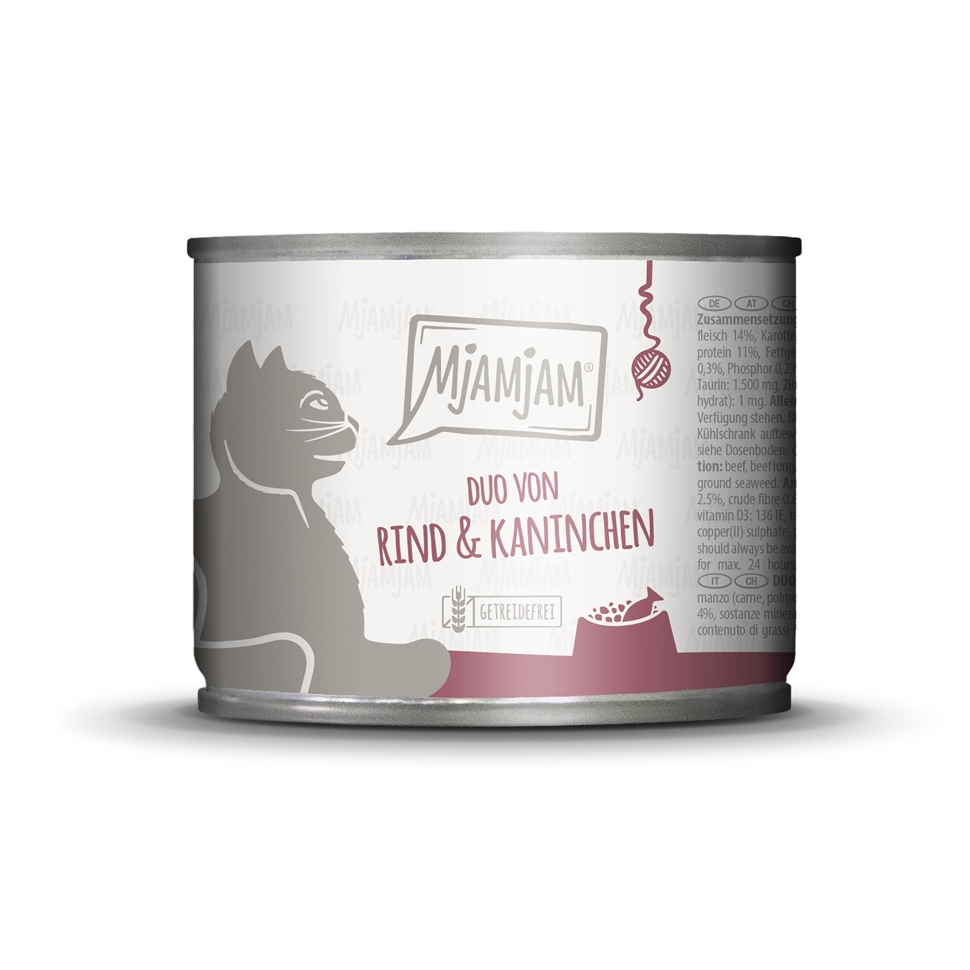 MjAMjAM - DUO von schmackhaftem Rind & Kaninchen an Möhrchen