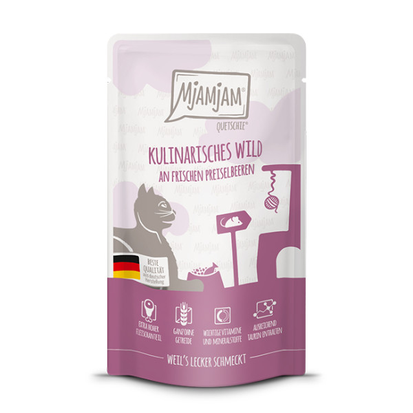 MjAMjAM - Quetschie - kulinarisches Wild an frischen Preiselbeeren