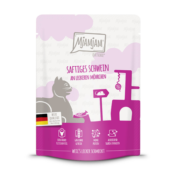 MjAMjAM - Quetschie - saftiges Schwein an leckeren Möhrchen