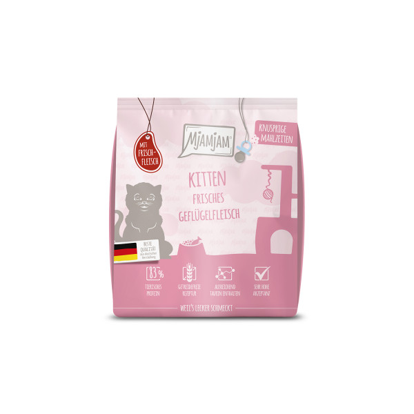 MjAMjAM - Knusprige Mahlzeiten - Kitten - Frisches Geflügelfleisch