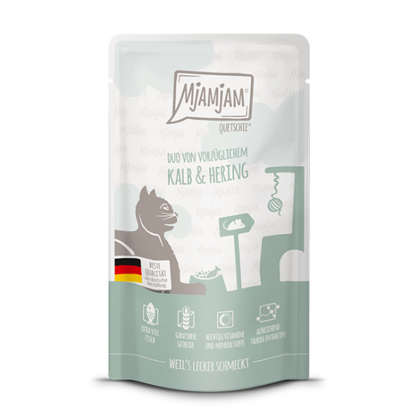 MjAMjAM - Quetschie - DUO von vorzüglichem Kalb & Hering