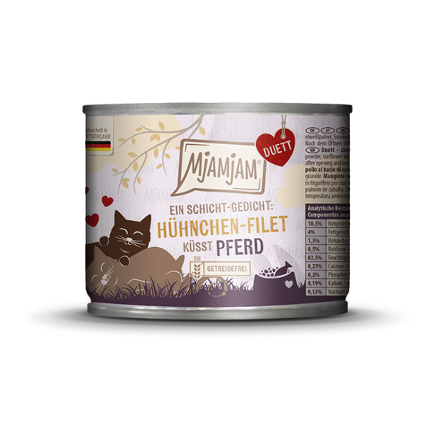 MjAMjAM - Duett - Hühnchen-Filet küsst Pferd