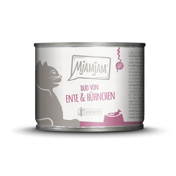 MjAMjAM - DUO von zarter Ente & saftigem Hühnchen an Möhrchen