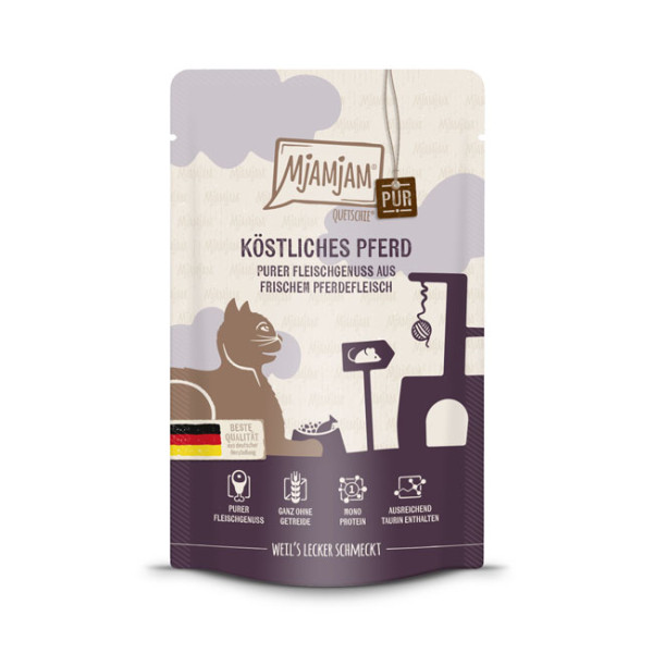 MjAMjAM - Quetschie Purer Fleischgenuss - köstliches Pferd pur