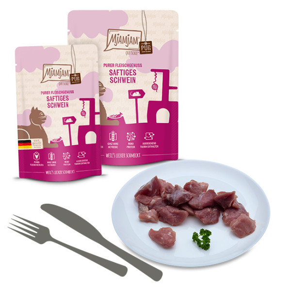 MjAMjAM - Quetschie Purer Fleischgenuss - saftiges Schwein pur