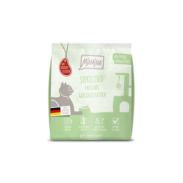 MjAMjAM - Knusprige Mahlzeiten - Sterilised - Frisches Geflügelfleisch