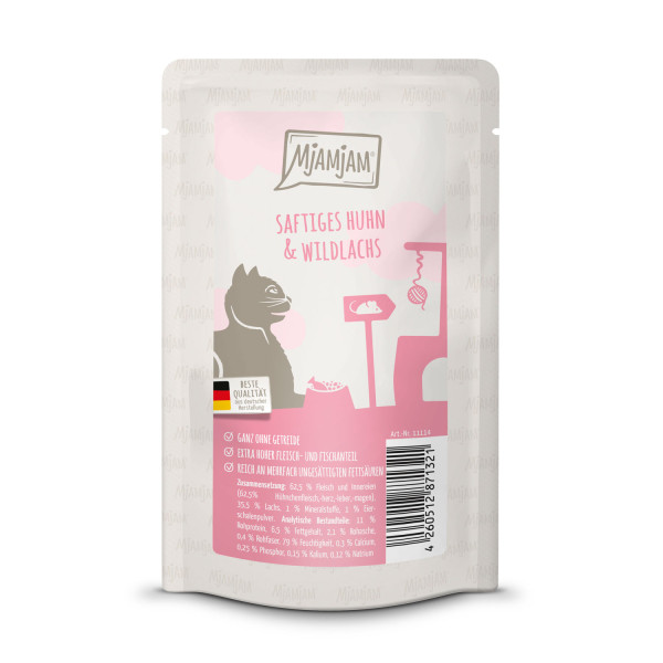 MjAMjAM - Quetschie saftiges Huhn und Wildlachs
