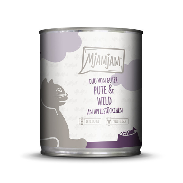 MjAMjAM - DUO von guter Pute & Wild an Apfelstückchen