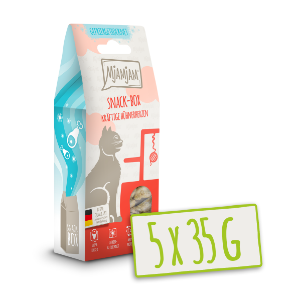 MjAMjAM - Snackbox - kräftige Hühnerherzen