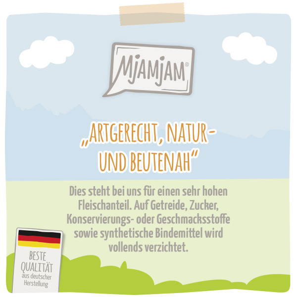 MjAMjAM - Quetschie - saftiges Huhn an leckeren Möhrchen
