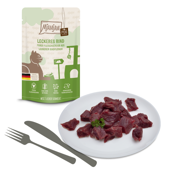 MjAMjAM - Quetschie - purer Fleischgenuss - leckeres Rind pur